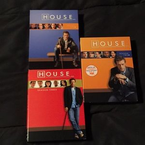 HOUSE Seasons 1, 2, & 3 on DVD